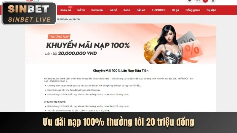 Khuyến mãi nạp đầu 89bet
